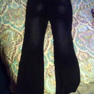 Black Hippy Flare Jeans